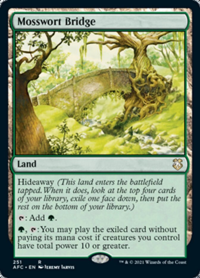 Mosswort Bridge [Dungeons & Dragons: Adventures in the Forgotten Realms Commander] - Card Brawlers