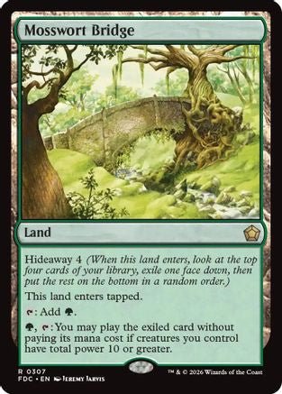 Mosswort Bridge (FDC-307) - Commander: Foundations - Card Brawlers