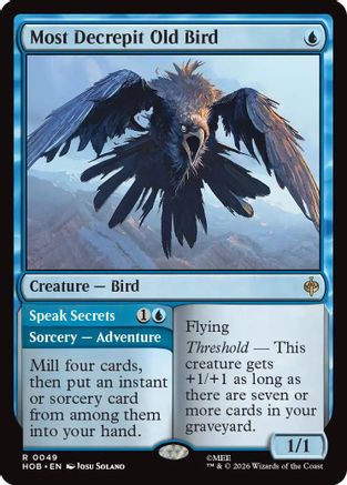 Most Decrepit Old Bird (HOB-049) - The Hobbit Foil - Card Brawlers