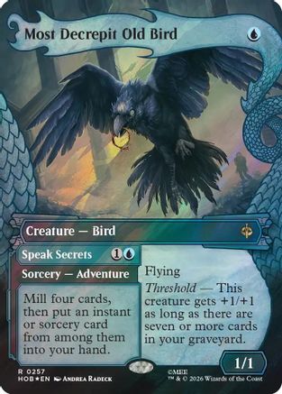 Most Decrepit Old Bird (Showcase) (Surge Foil) (HOB-257) - The Hobbit Foil - Card Brawlers