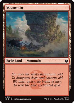 Mountain (0192) (HOB-192) - The Hobbit - Card Brawlers