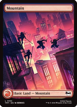 Mountain (0194) (TMT-194) - Teenage Mutant Ninja Turtles - Card Brawlers