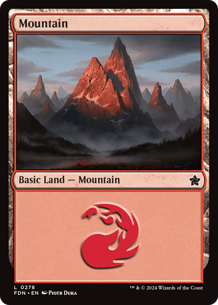 Mountain (0278) [Foundations] - Card Brawlers