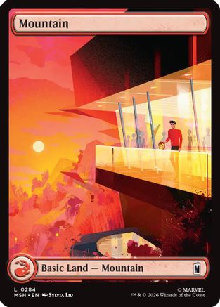 Mountain (0284) (MSH-284) - Marvel Super Heroes - Card Brawlers