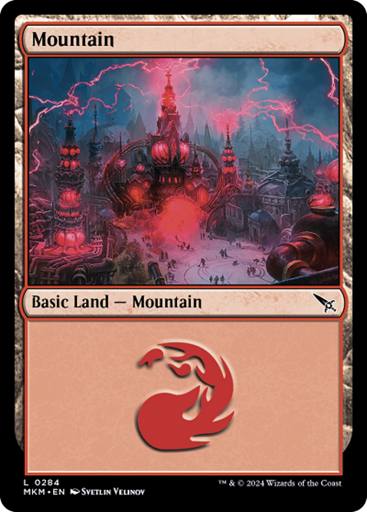Mountain (0284) [Murders at Karlov Manor] - Card Brawlers