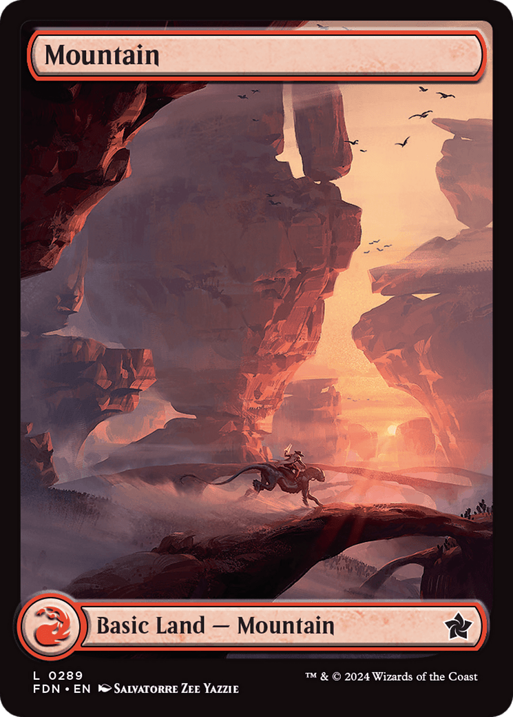 Mountain (0289) [Foundations] - Card Brawlers