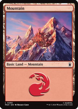 Mountain (0293) (MSH-293) - Marvel Super Heroes - Card Brawlers