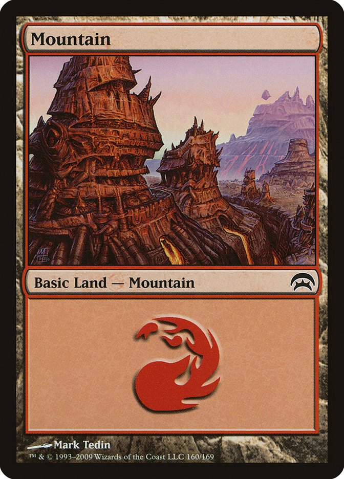 Mountain (160) [Planechase] - Card Brawlers