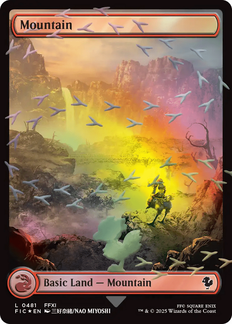 Mountain (Chocobo Track Foil) [FINAL FANTASY Commander] - Card Brawlers