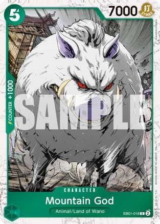 Mountain God (Pirate Foil) (EB01-018) - Premium Booster -The Best- Vol. 2 Foil - Card Brawlers