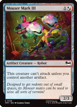 Mouser Mark III (TMT-159) - Teenage Mutant Ninja Turtles Foil - Card Brawlers