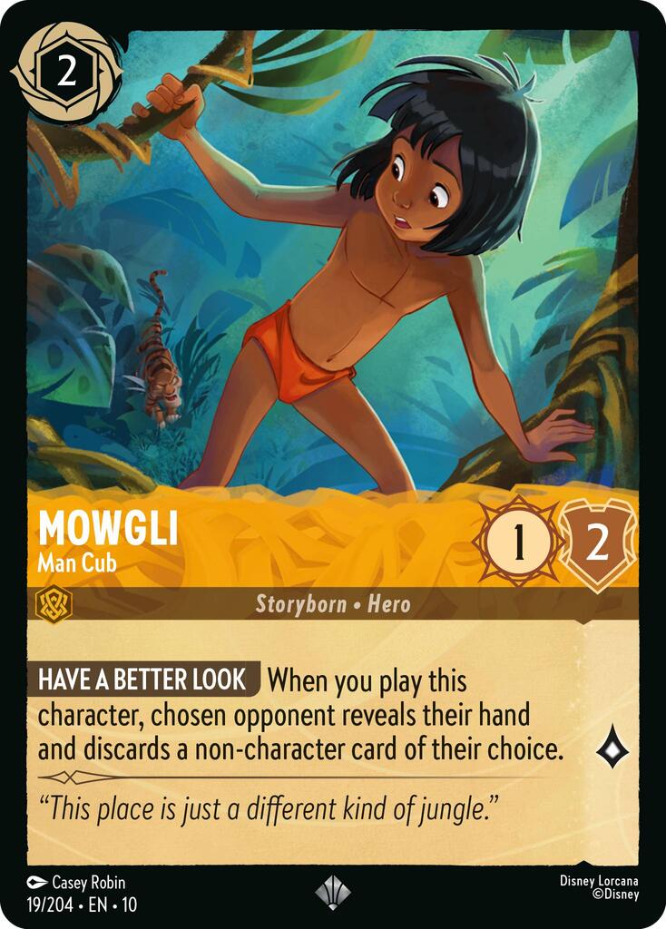 Mowgli - Man Cub (19/204) [Whispers in the Well] - Card Brawlers