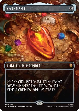 Mox Amber (Borderless) (Dwarvish) (HOC-096) - The Hobbit: Eternal-Legal - Card Brawlers