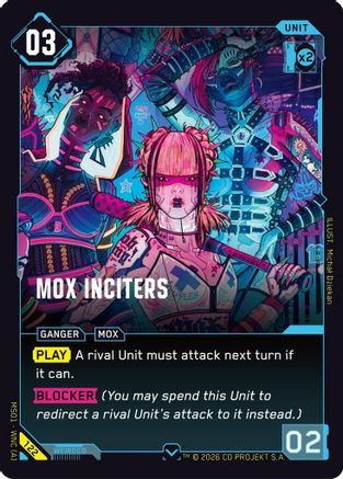 Mox Inciters (122) - Welcome to Night City Retail - Card Brawlers
