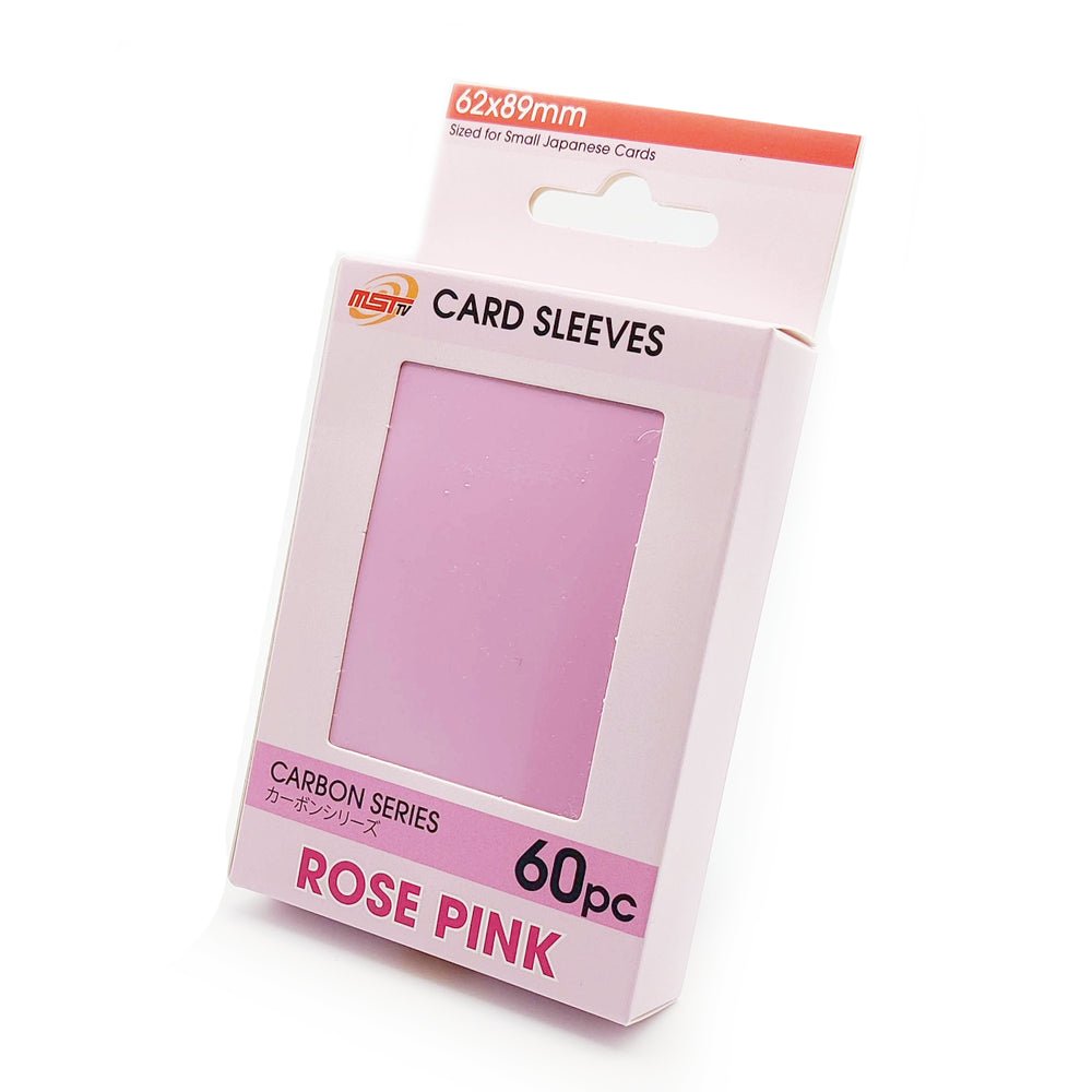 MST Sleeves - YGO Size - Carbon Series - Rose Pink - Card Brawlers