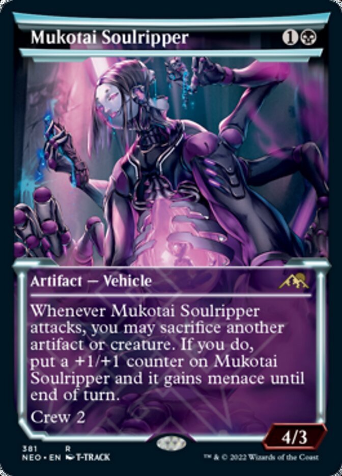 Mukotai Soulripper (Showcase Soft Glow) [Kamigawa: Neon Dynasty] - Card Brawlers