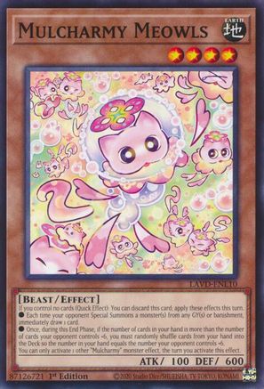 Mulcharmy Meowls (LAVD-ENL10) - Legendary Arc-V Decks 1st Edition - Card Brawlers