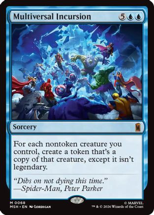 Multiversal Incursion (MSH-068) - Marvel Super Heroes Foil - Card Brawlers