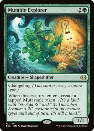 Mutable Explorer (PPECL-186) - Promo Pack: Lorwyn Eclipsed - Card Brawlers