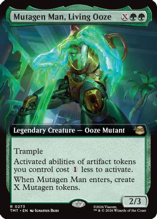 Mutagen Man, Living Ooze (Extended Art) (TMT-273) - Teenage Mutant Ninja Turtles Foil - Card Brawlers