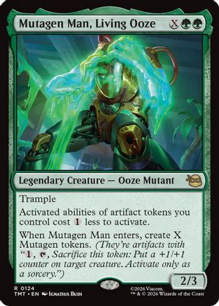 Mutagen Man, Living Ooze (TMT-124) - Teenage Mutant Ninja Turtles - Card Brawlers