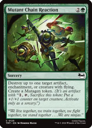 Mutant Chain Reaction (TMT-125) - Teenage Mutant Ninja Turtles - Card Brawlers