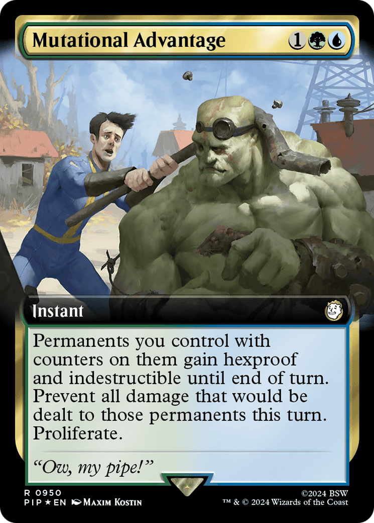 Mutational Advantage (Extended Art) (Surge Foil) [Fallout] - Card Brawlers