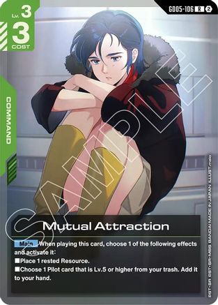 Mutual Attraction (GD05-106) - Freedom Ascension Holofoil - Card Brawlers