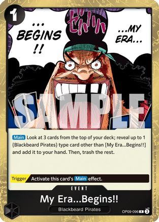 My Era...Begins!! (Reprint) (OP09-096) - Premium Booster -The Best- Vol. 2 Foil - Card Brawlers