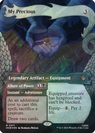 My Precious (Showcase) (Surge Foil) (HOB-271) - The Hobbit Foil - Card Brawlers