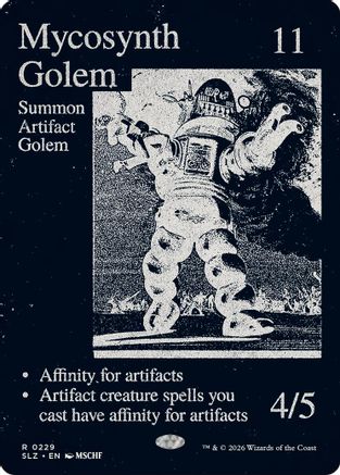 Mycosynth Golem (0229) (SLZ-229) - Secret Lair x MSCHF: The Zeta Set - Card Brawlers