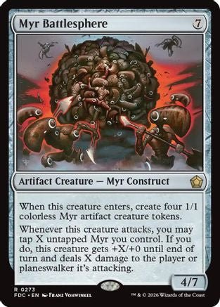 Myr Battlesphere (FDC-273) - Commander: Foundations - Card Brawlers