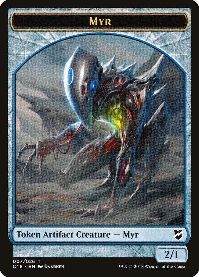 Myr Token (007/026) [Commander 2018 Tokens] - Card Brawlers