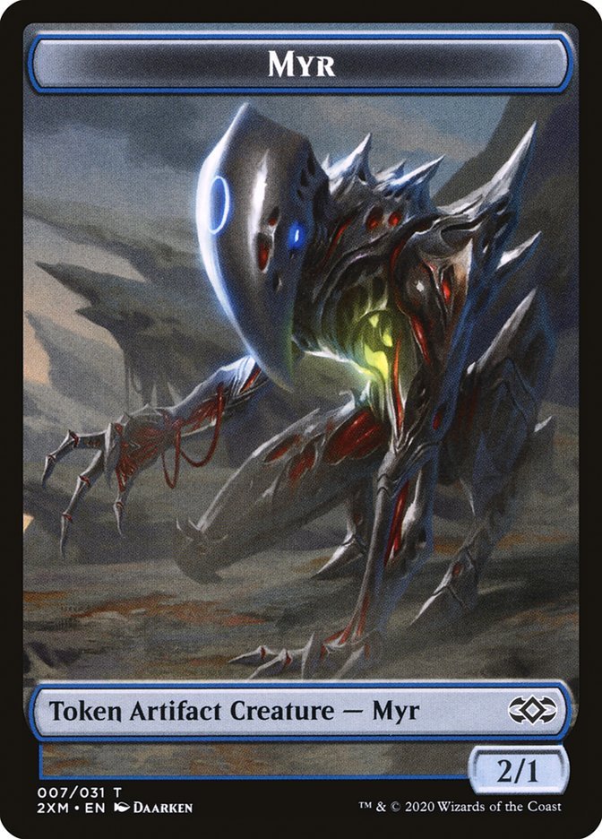 Myr Token (007/031) [Double Masters Tokens] - Card Brawlers