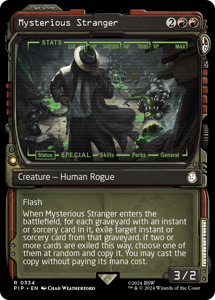 Mysterious Stranger (Showcase) [Fallout] - Card Brawlers