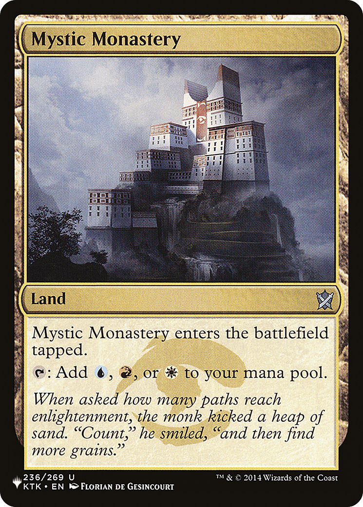 Mystic Monastery [The List] - Card Brawlers