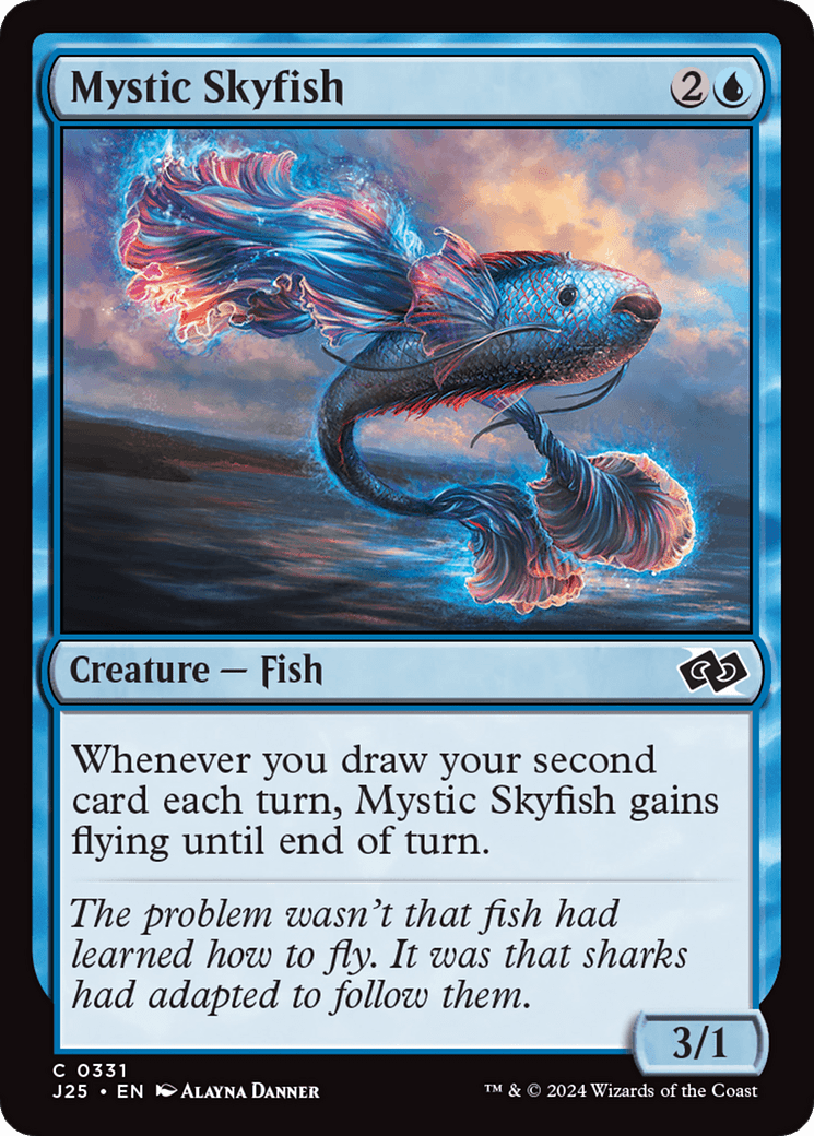 Mystic Skyfish [Foundations Jumpstart] - Card Brawlers