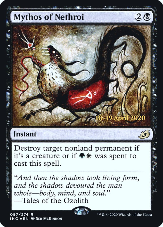 Mythos of Nethroi [Ikoria: Lair of Behemoths Prerelease Promos] - Card Brawlers