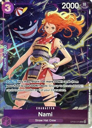 Nami (Premium Card Collection -Best Selection Vol. 4-) (OP09-070) - One Piece Promotion Cards Foil - Card Brawlers