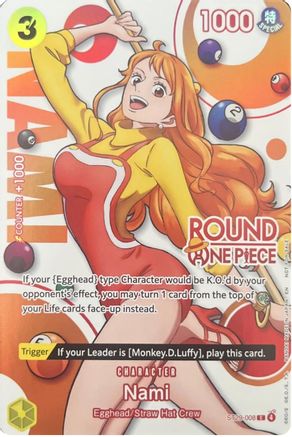 Nami (Round 1 Promo) (ST29-008) - One Piece Promotion Cards Foil - Card Brawlers