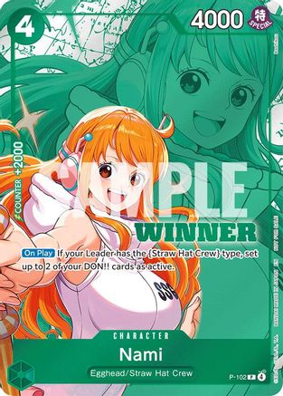 Nami (Winner Pack 2026 Vol. 2) (P-102) - One Piece Promotion Cards Foil - Card Brawlers