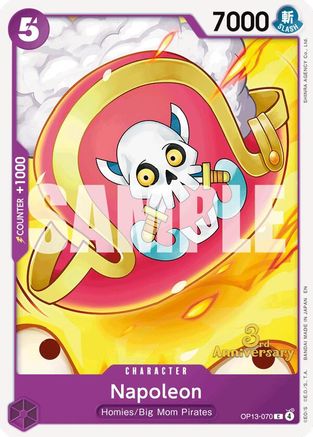 Napoleon (OP13-070) - Carrying On His Will: 3rd Anniversary Tournament Cards - Card Brawlers