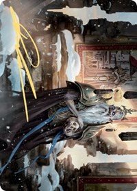 Narfi, Betrayer King Art Card (Gold - Stamped Signature) [Kaldheim Art Series] - Card Brawlers