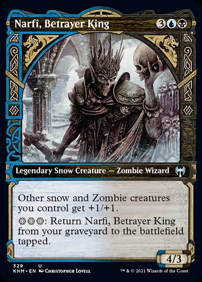 Narfi, Betrayer King (Showcase) [Kaldheim] - Card Brawlers