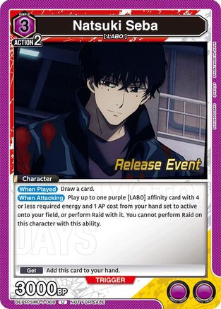 Natsuki Seba (068) (Release Event) (UE19BT/SMD-1-068) - UE19BT SAKAMOTO DAYS Release Event Cards - Card Brawlers