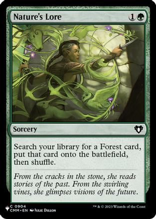 Nature's Lore (CMM) (LIST-904) - The List Reprints - Card Brawlers