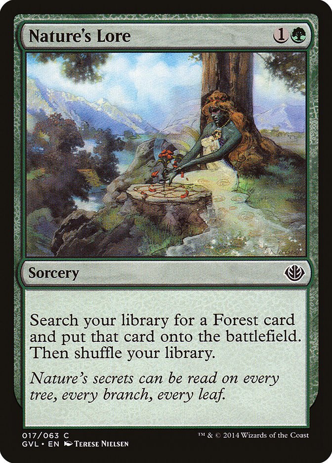 Nature's Lore (Garruk vs. Liliana) [Duel Decks Anthology] - Card Brawlers
