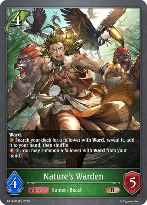 Nature's Warden (BP11 - 015EN) [Bullet of Fate] - Card Brawlers