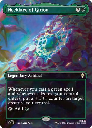 Necklace of Girion (Borderless) (HOC-012) - The Hobbit: Eternal-Legal Foil - Card Brawlers