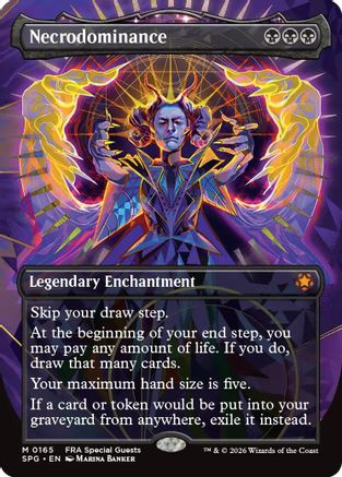 Necrodominance (Borderless) (SPG-165) - Special Guests Foil - Card Brawlers